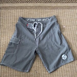 Vans grey swim/land shorts